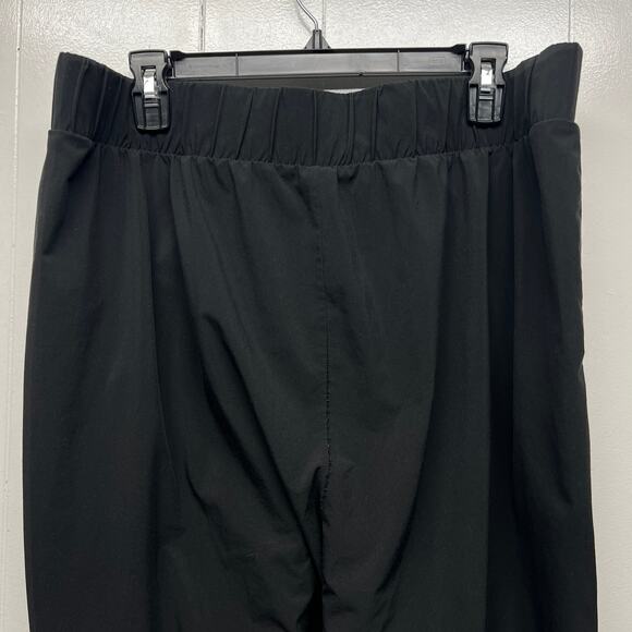 Gap Women's Pull On Black Tapered Leg Pants Size XL Side Pockets Relaxed Fit - Picture 8 of 13